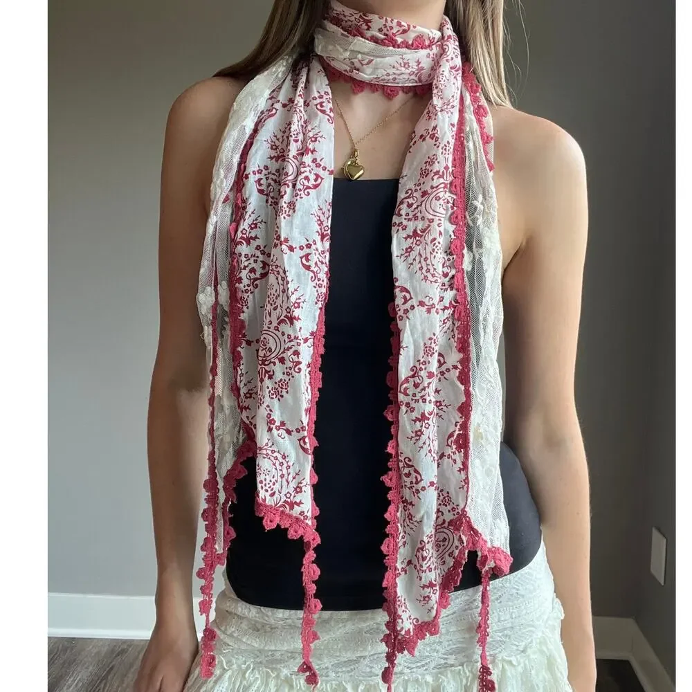 Womens Lace Scarf